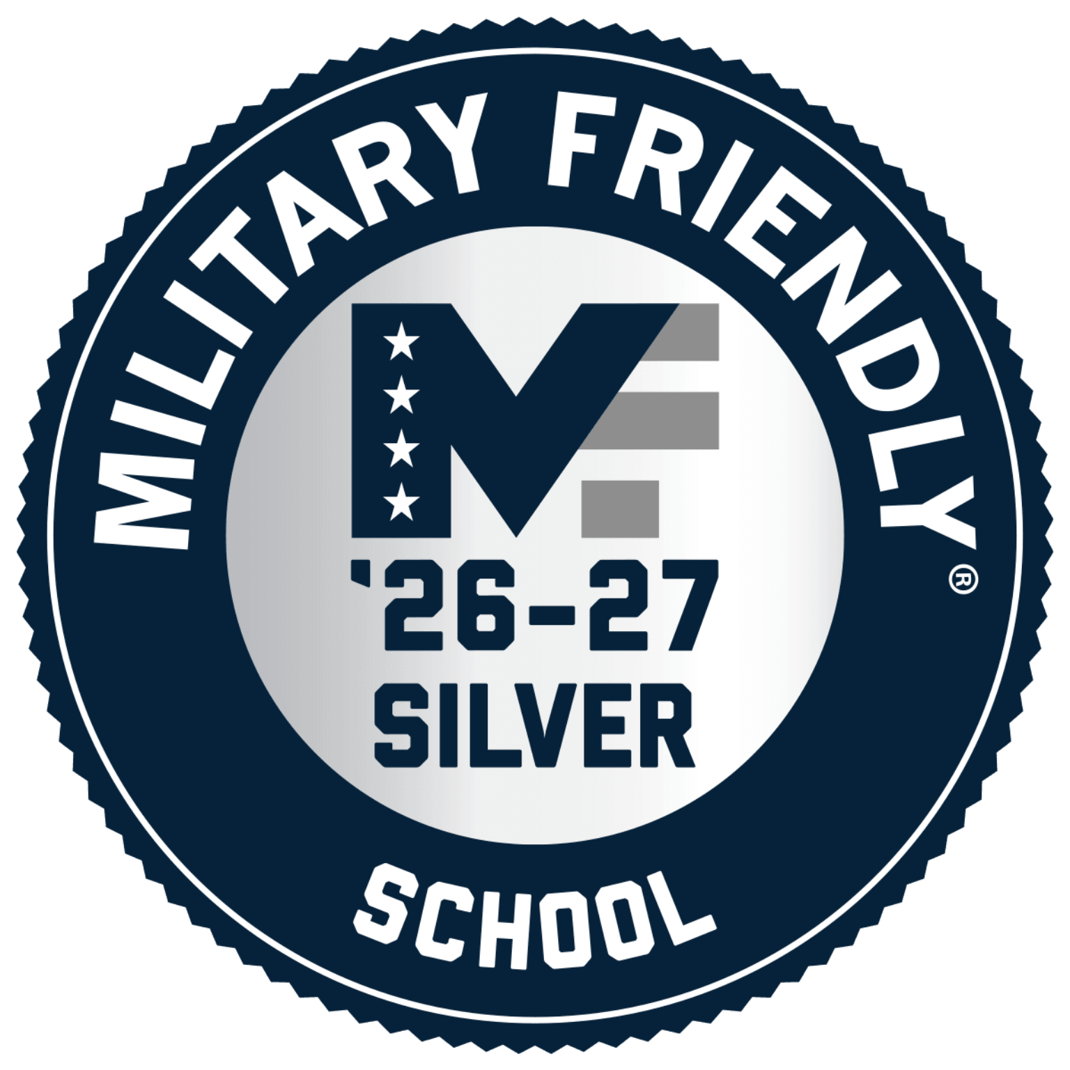 Military friendly badge - 26-27 Silver