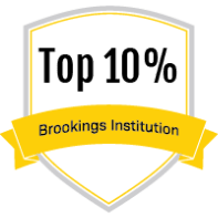 Top 10% - Brookings Institution